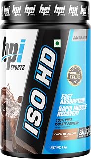 BPI Sports ISO HD Whey Protein Isolate Powder | 25g Protein | Fast Digesting Lean Muscle Protein | Chocolate Lava Cake Fla... Price In India