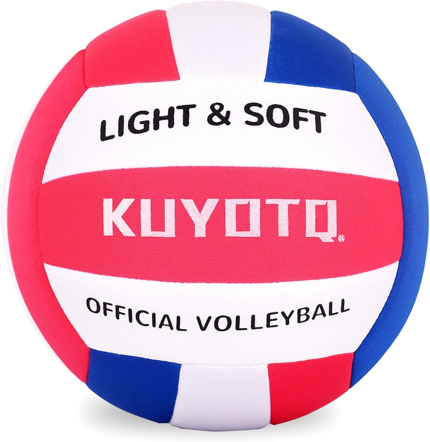 KUYOTQ Soft Indoor Volleyball for Indoor Practice Super Soft and Light Safe Sport Gear Fabric Volleyball for Kids Youth Adult Beginners, Perfect for House Yard Training Games - Image 2