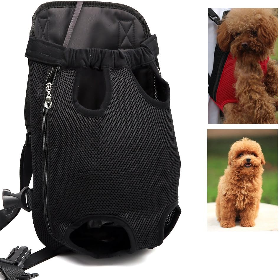 Kismaple Pet Dog Carrier Bag Backpack Legs Out Dog Carrier