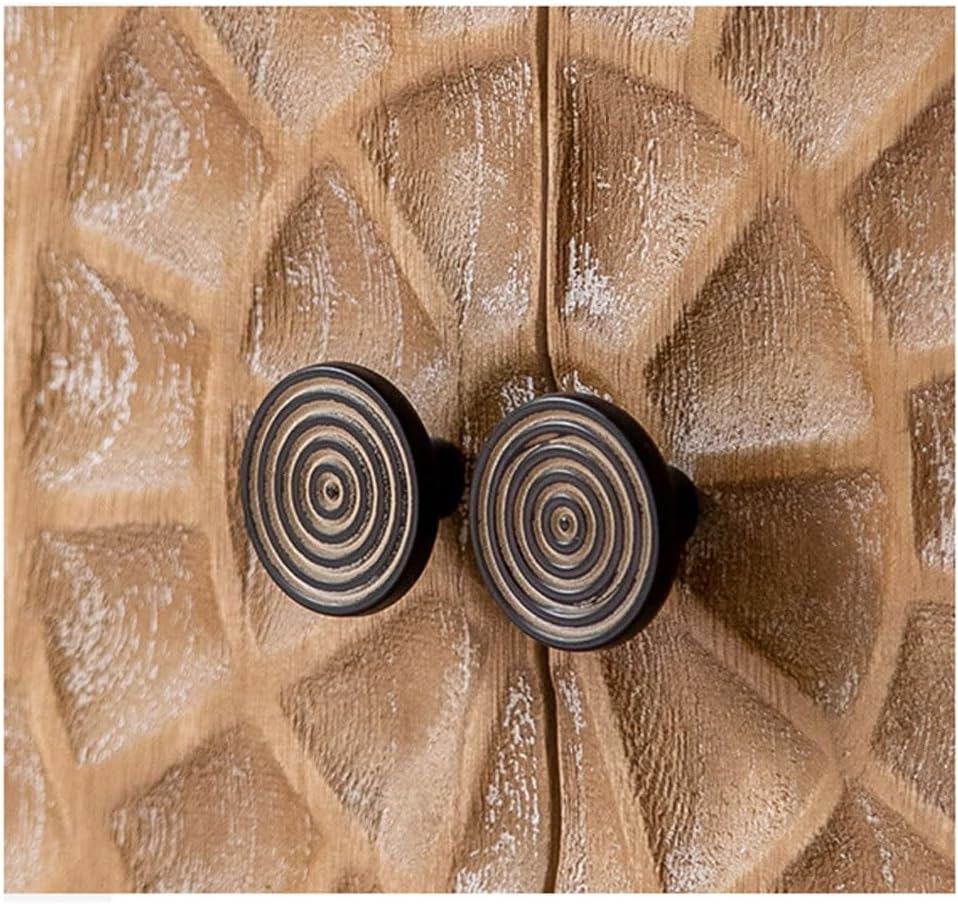 Bufetera Solid Wood Living Room Large Capacity Storage Sideboard B&B Bedroom Decoration Storage Bedside Table Aparadores para Comedor, 76X38X147cm