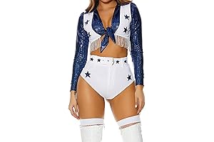 Sexy Womens Seeing Stars Cheerleader Costume