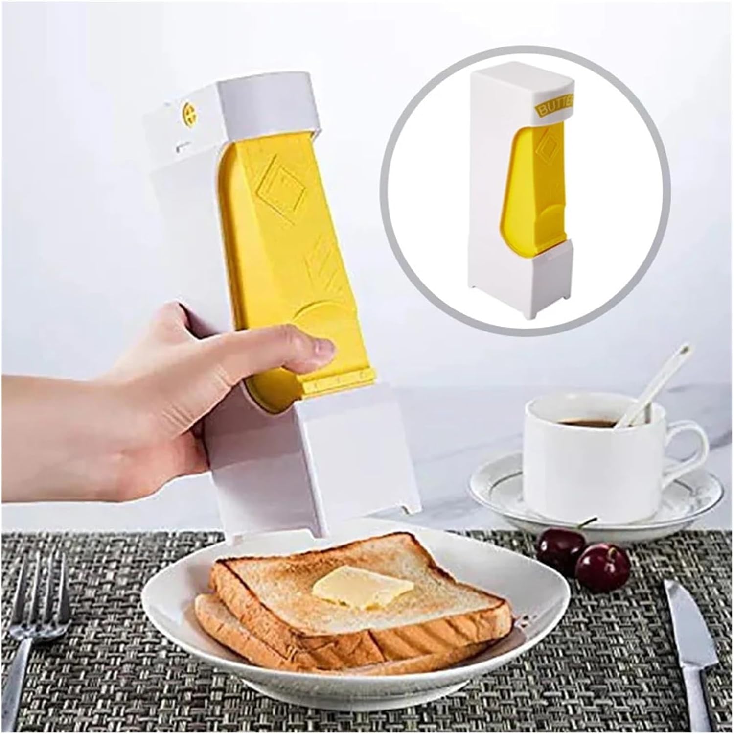 Handheld Butter Slicer Portable Cheese Squeeze Dispenser Storage Tools