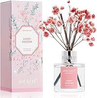 Vista 37 de Airkeep Juego de difusor de varillas – 3.38 onzas líquidas (3.4 fl oz), difusor de aroma de bambú para el hogar, incluye 8 varillas difusoras