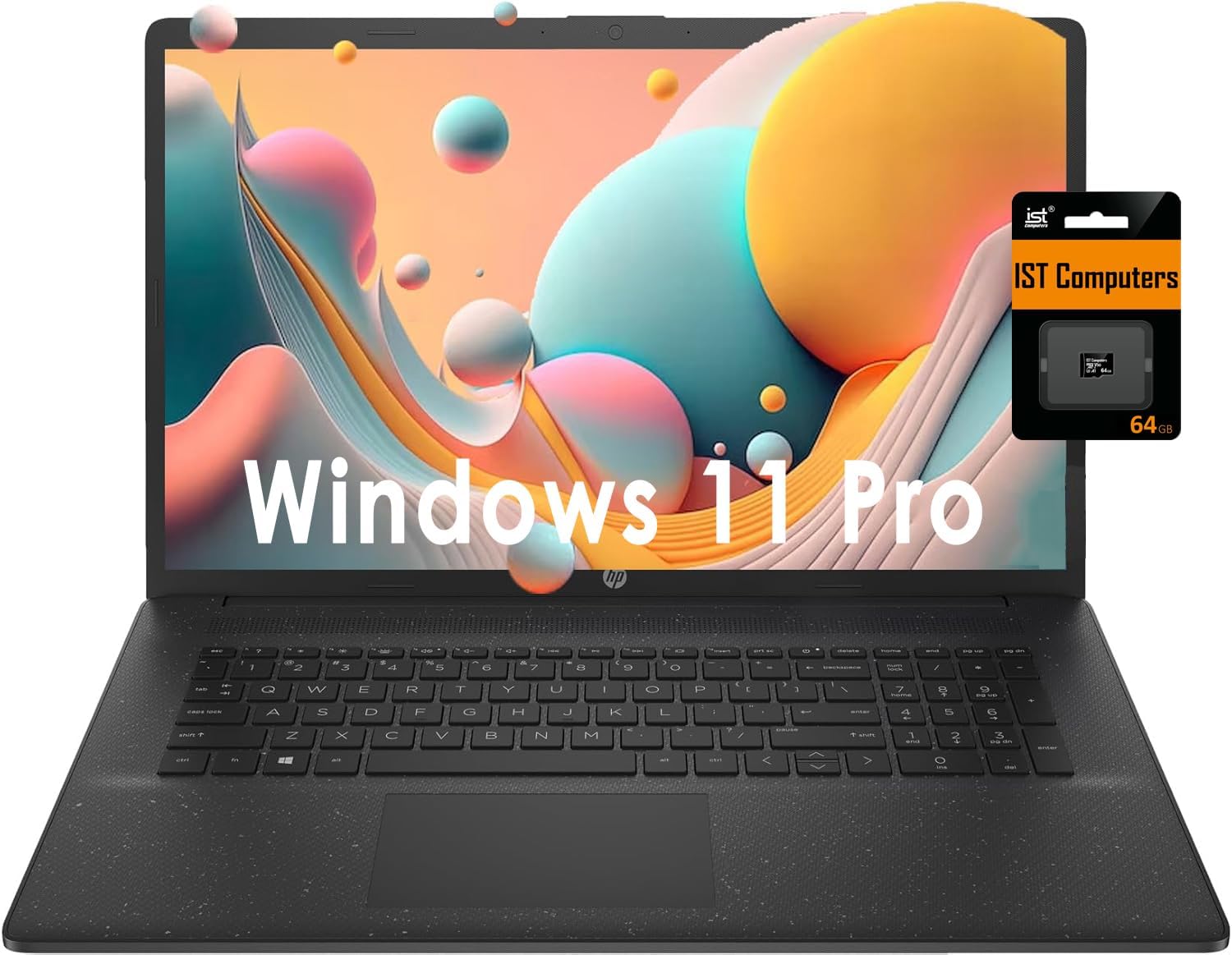 HP 17 Laptop (17.3″ FHD Anti-Glare, Intel 12th Gen 10-Core i7-1255U, 64GB RAM, 2TB SSD) Home & Business Laptop, Long Battery Life, Numpad, Fast Charge, Webcam, Wi-Fi, IST SD Card, Win 11 Pro, Black HP 17 Laptop (17.3″ FHD Anti-Glare, Intel 12th Gen 10-Core i7-1255U, 64GB RAM, 2TB SSD) Home & Business Laptop, Long Battery Life, Numpad, Fast Charge, Webcam, Wi-Fi, IST SD Card, Win 11 Pro, Black