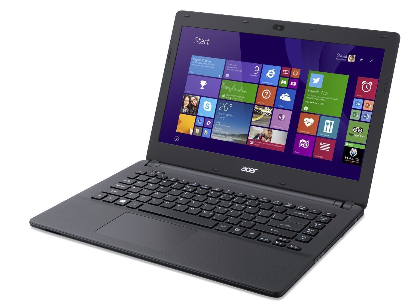 Acer Aspire E ES1-411-C1SP Negro Portátil 39.6 cm (15.6