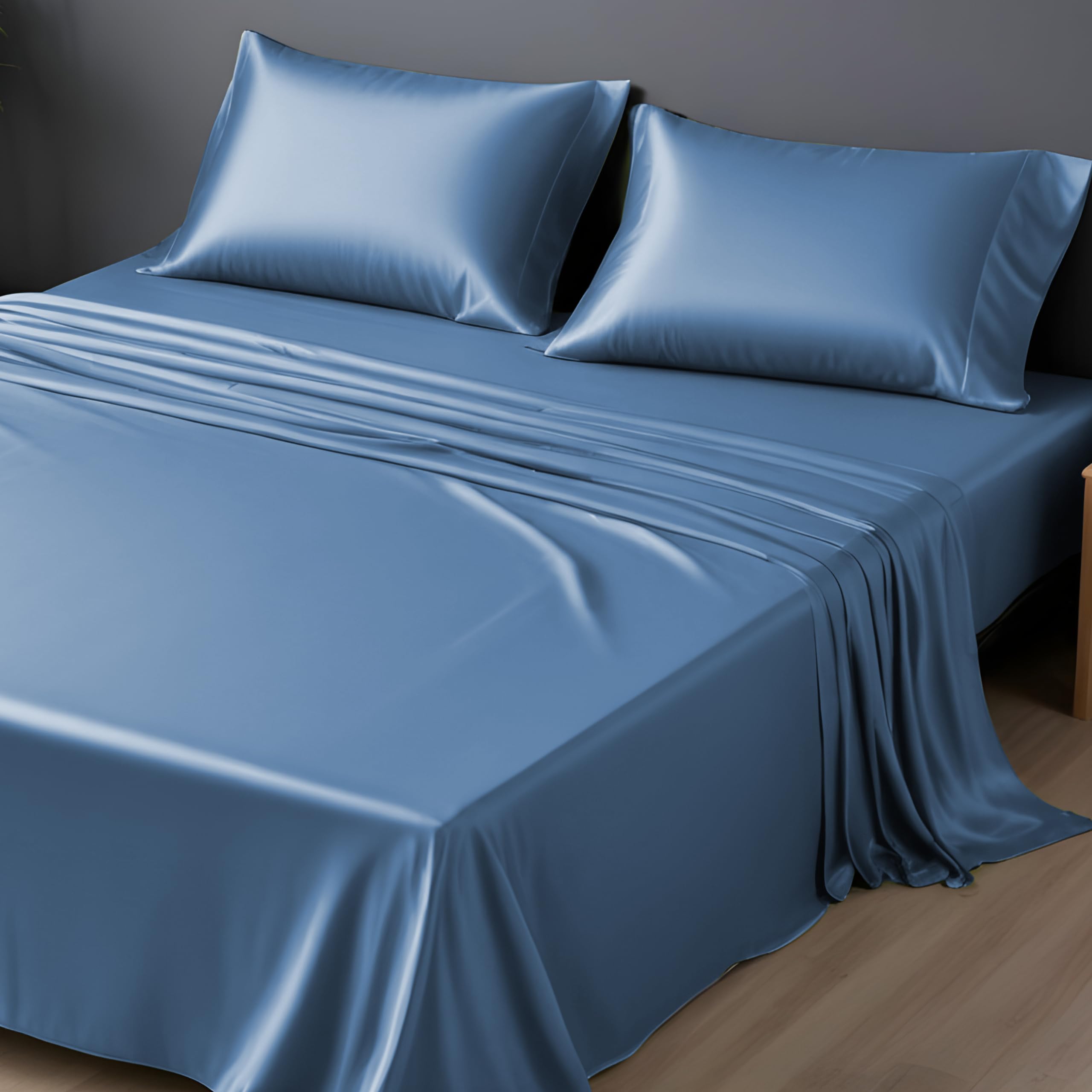 Organic Bamboo Silk Bedsheets - Super King -13