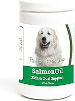 Vista 154 de Healthy Breeds Golden Retriever - Aceite de salmón masticable suave, 90