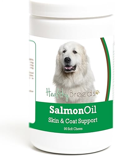 Miniatura 154 de Healthy Breeds Golden Retriever - Aceite de salmón masticable suave, 90