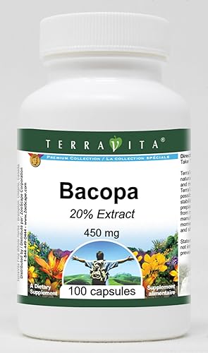 Bacopa 20% - 450 mg (100 Cápsulas, ZIN 519222)