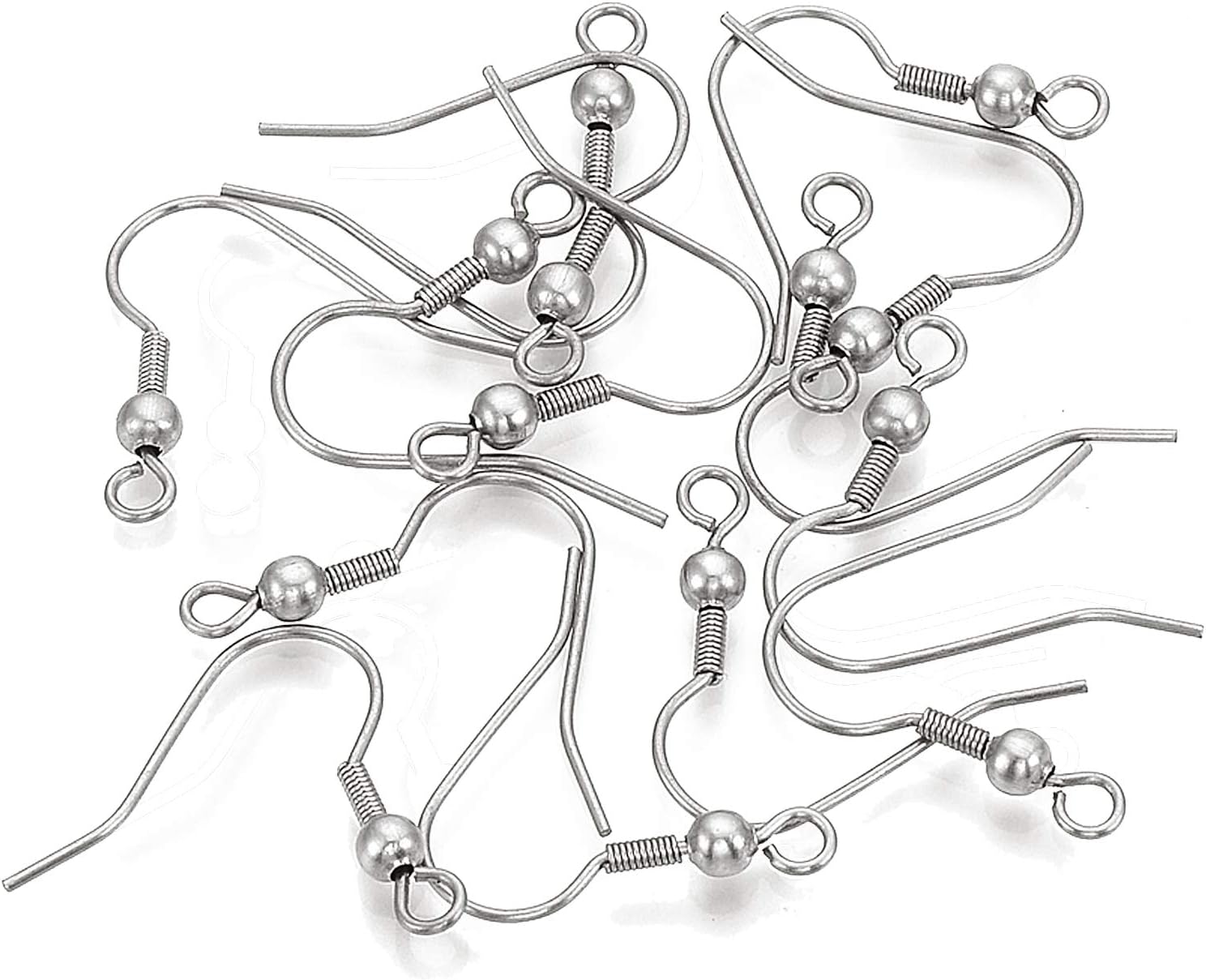 Fashewelry 1000Pcs 304 Stainless Steel Earring Hooks with