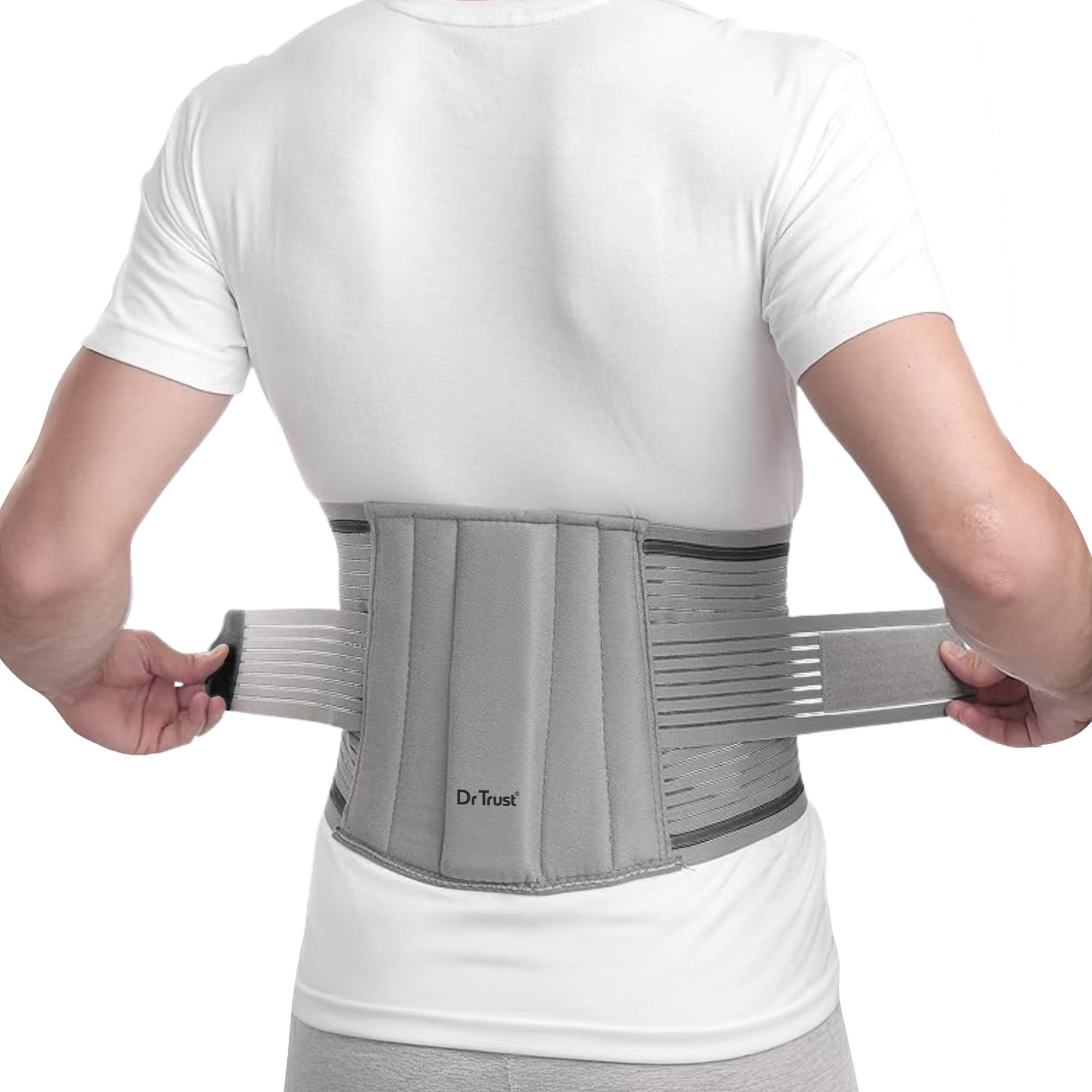 Dr Trust USA 4004 Lumbo Sacral Belt for Lower Back Pain Relief, Arthritis, Spondylitis & Muscle Spasm|Posture Corrector for Men & Women - Large (Pack of 1)-picture-10