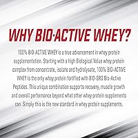 Vista 8 de iSatori Bio-Active Whey Protein Powder - Vanilla Swirl (30 Servings) & iSatori Classic Blender Bottle (Clear Bottle with Red Top)