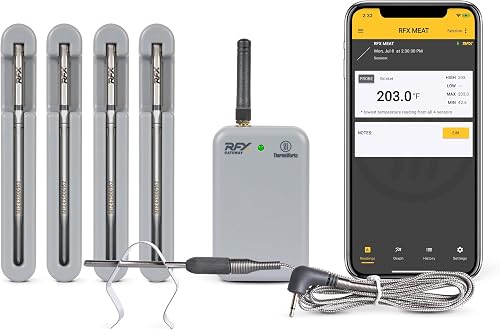 ThermoWorks Smoke X4 Long-Range Wireless BBQ Alarm Thermometer
