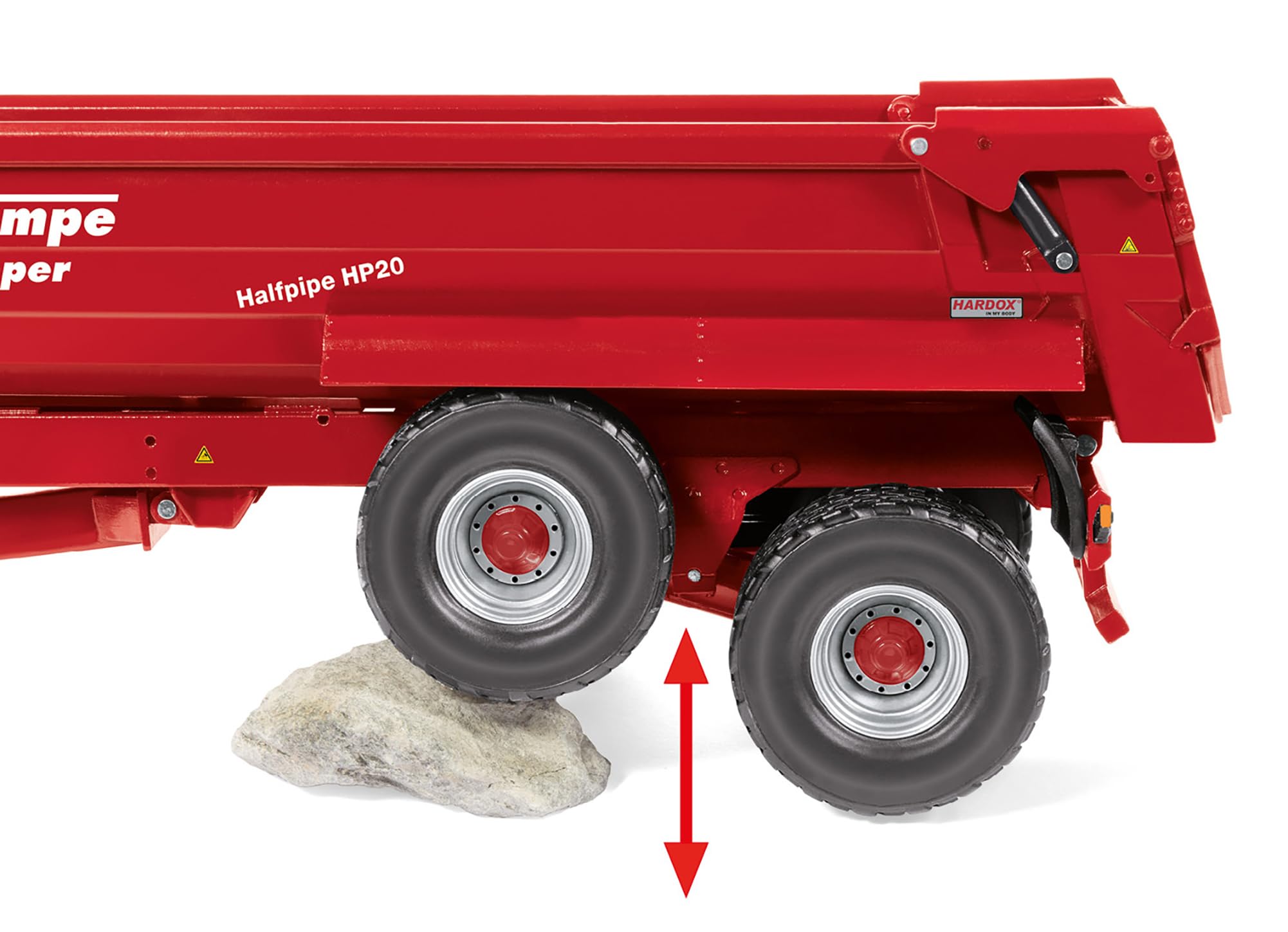 Wiking Krampe HP 20 トレーラー 1/32 Wiking - Krampe Gronddumper / Halfpipe HP 20 - 1 32
