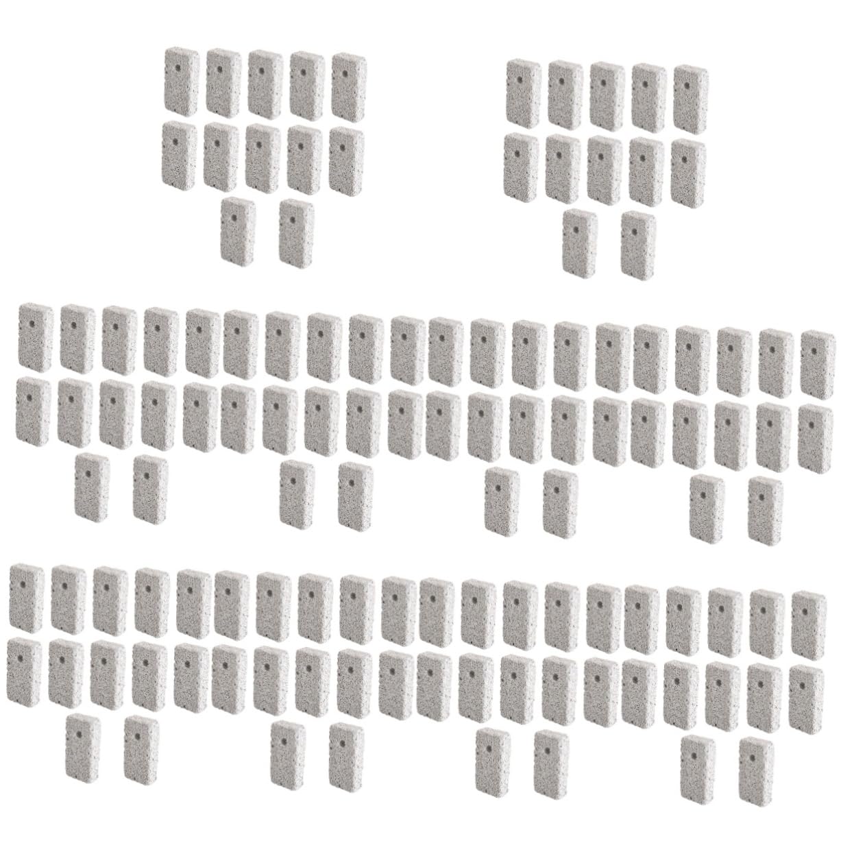 120 piezas de hámster piedra molar conejo masticar juguetes para masticar de mascotas molienda hámster puntos de piedra de molienda chinchilla piedra de molienda de animales pequeños