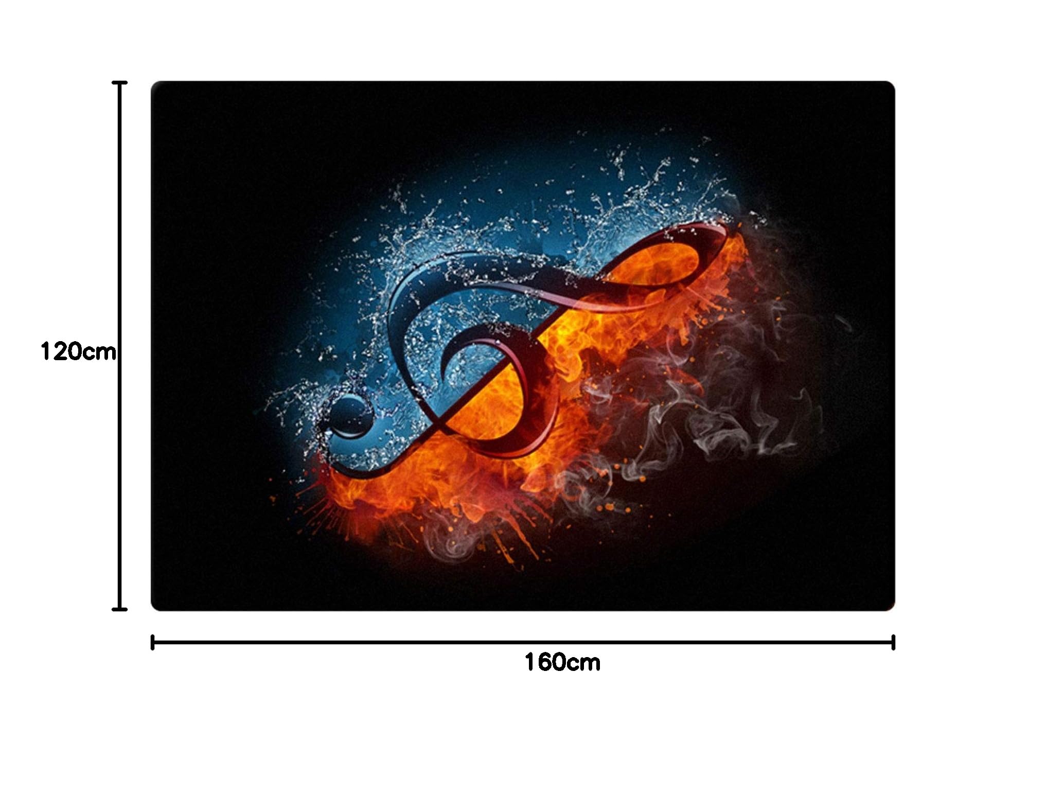Tappeto Batteria Tappeto per Batteria Elettronica Tappetino Insonorizzato Drum Rugs Drum Carpet Drum Tappeto Coperta Grancassa Rullante Tamburo Jazz Tappetini Tappeti Rettangolari Antiscivolo