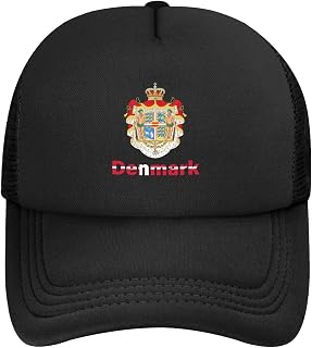 National Emblem Denmark Mesh Baseball Cap for Men Women