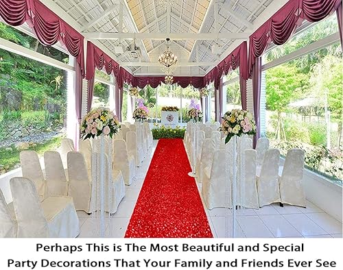 Miniatura 2 de ShinyBeauty - Alfombra con lentejuelas y brillantina para fiesta y bodas