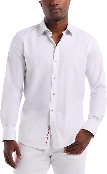 Robert Graham Mens Windsor Long-Sleeve Shirt, Button-Up Shirt for Men