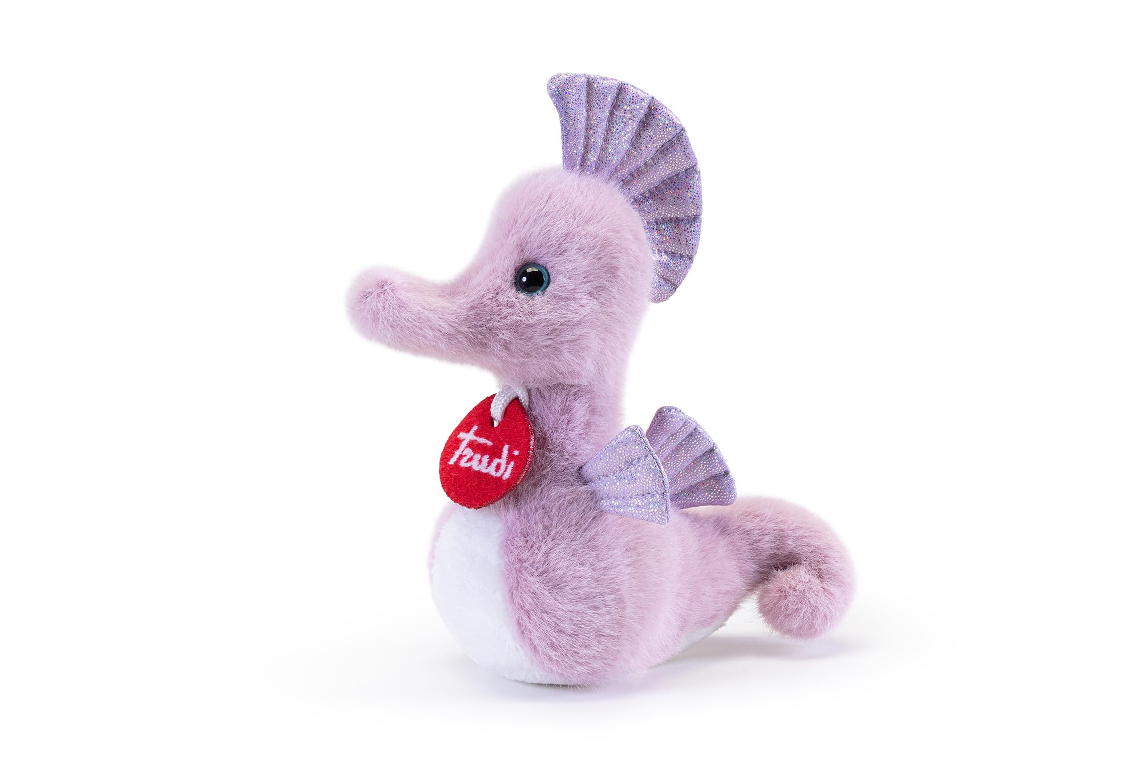 Trudi Purple Seahorse Plush sea gifts, underwater animals and beach. Xmas and birthday present | 8x17x16cm size XS | Sealife Depth | model 26569