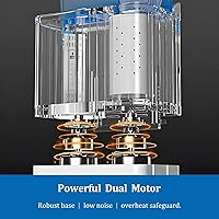 Vista 5 de Lavadora portátil de doble tina de 18 libras con estante de secado y 10 perchas, lavadora mini compacta de 11 libras con centrifugadora de 7 libras