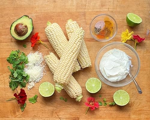 Miniatura 5 de TomorrowSeeds - Maíz dulce blanco Silver Queen (semilla tratada) - 12 libra a granel - para semillas de verduras de maíz híbrido blanco SU 2024