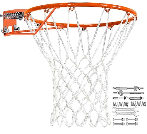 Heavy Duty Replacement Basketball Rim - 18" Solid Steel with