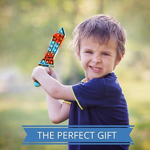 Miniatura 2 de Nona Active Pop It Sword - Paquete de 2 - Pop It para niños y niñas - Juguete sensorial antiestrés para aliviar el estrés