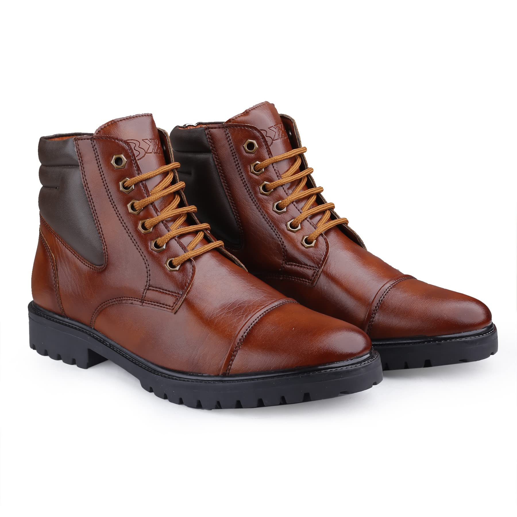 Men's Pu Material Casual Formal Derby, Ankle Dress Up Boot.-image-17