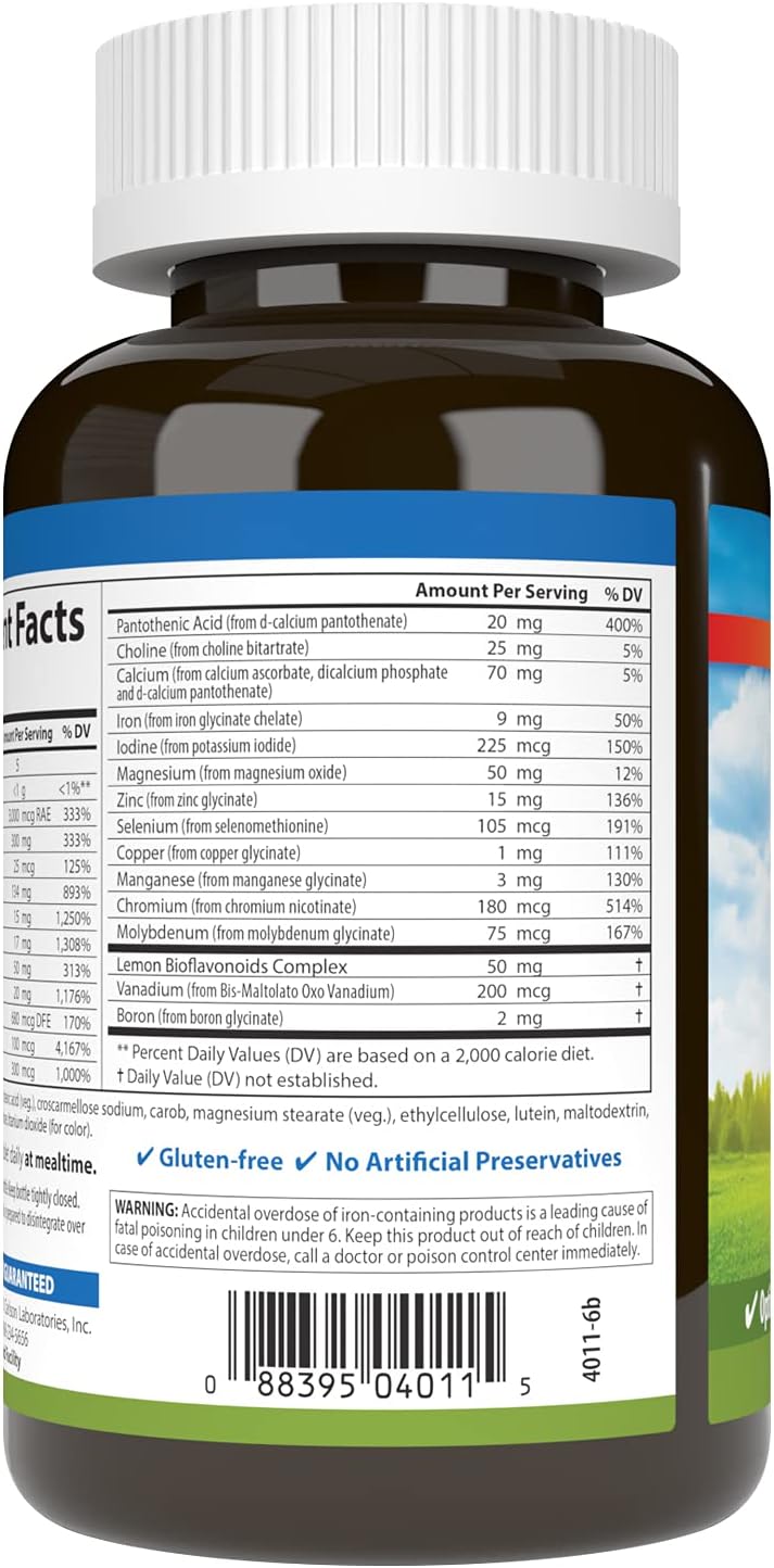 Carlson - Super 1 Daily, Vegetarian Multiple Formula, Multivitamin, Optimal Wellness, 120 Tablets