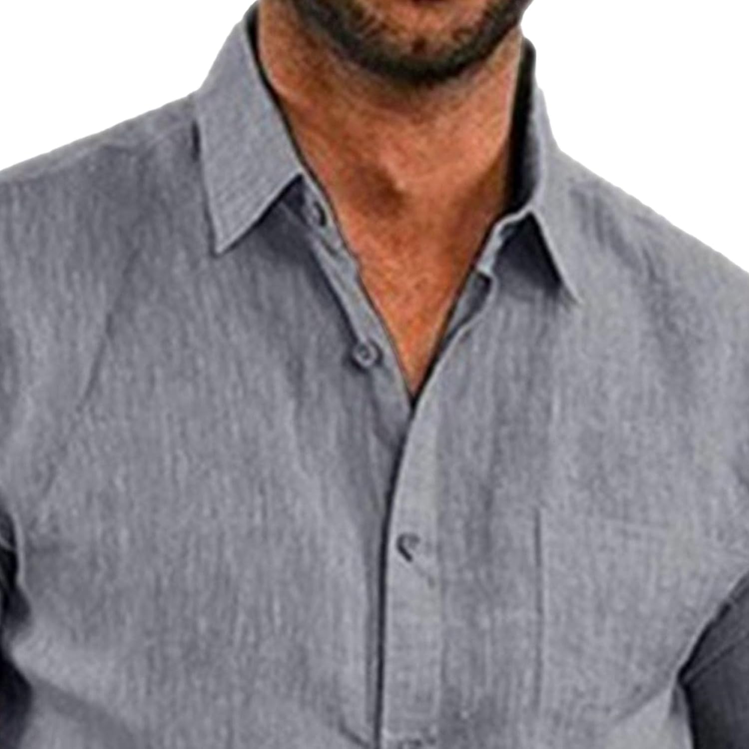 Men Single Breasted Casual Street T Shirt Solid Lapel Daily Cardigan Tops Summer Classic Breathable Beach Shirts