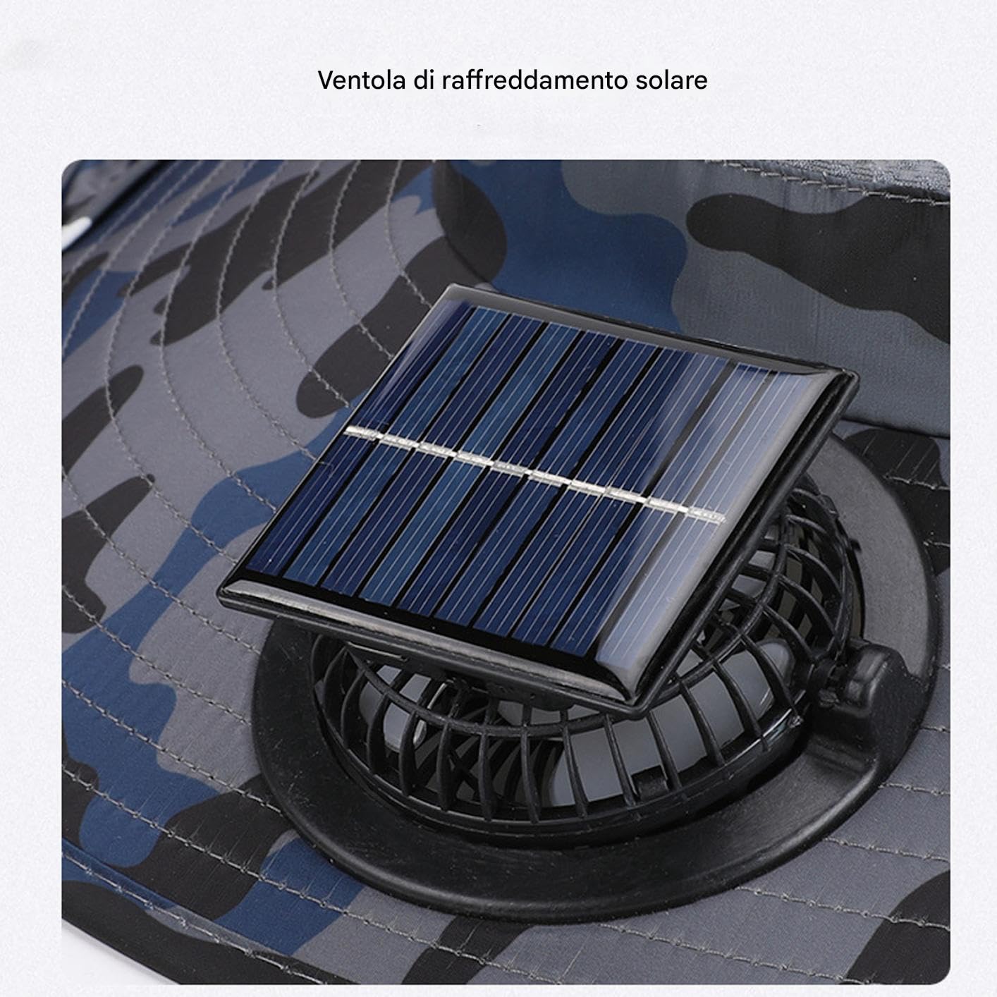 Chapeau avec Ventilateurs Solaires Chapeau de Pêche avec Large Bord