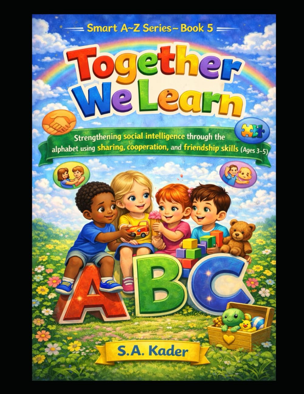 Smart A–Z Series – Book 5: Together We Learn: Strengthening social intelligence through the alphabet using sharing, cooperation, and friendship skills (Ages 3–5)