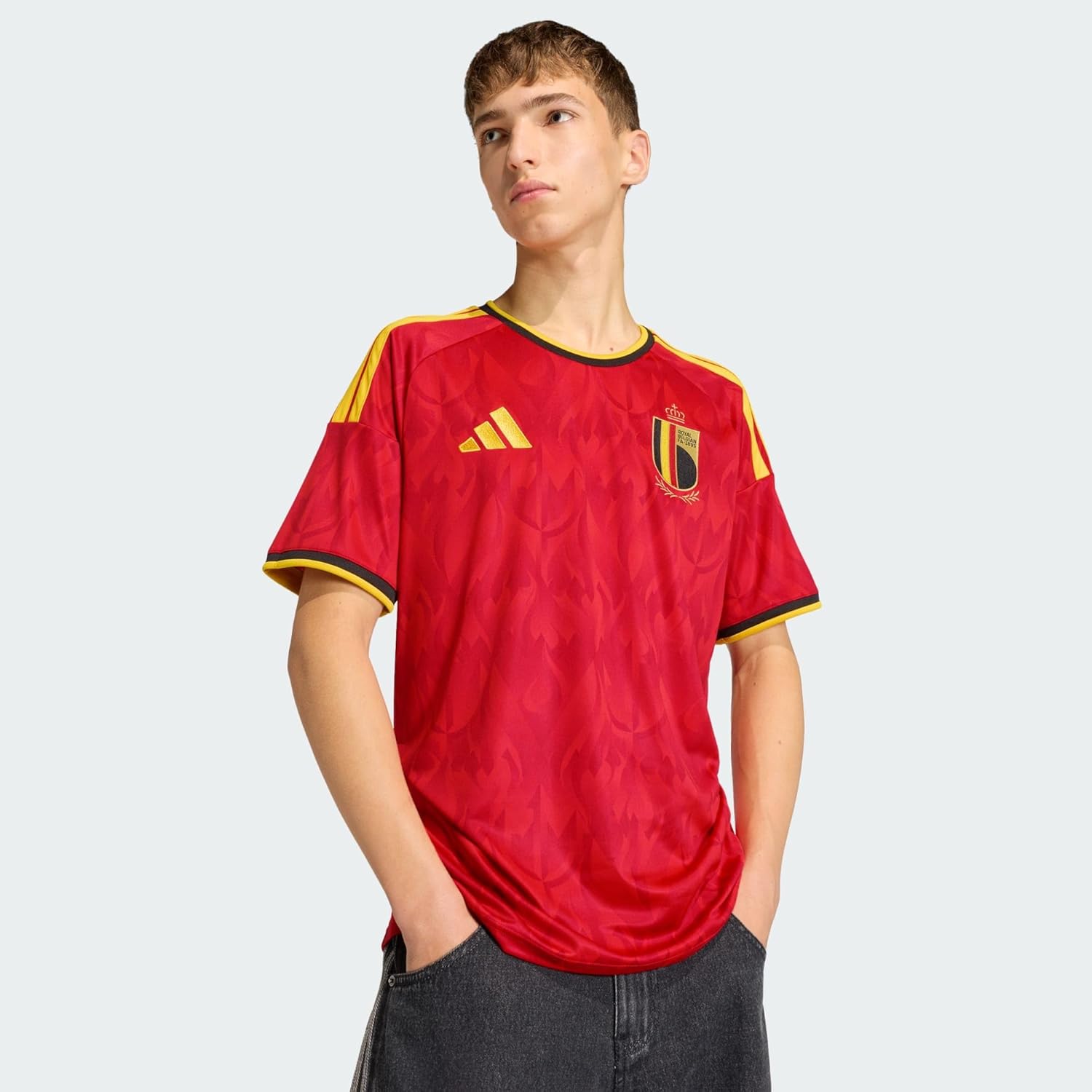 adidas Men's Belgium 26 Home Replica Jersey