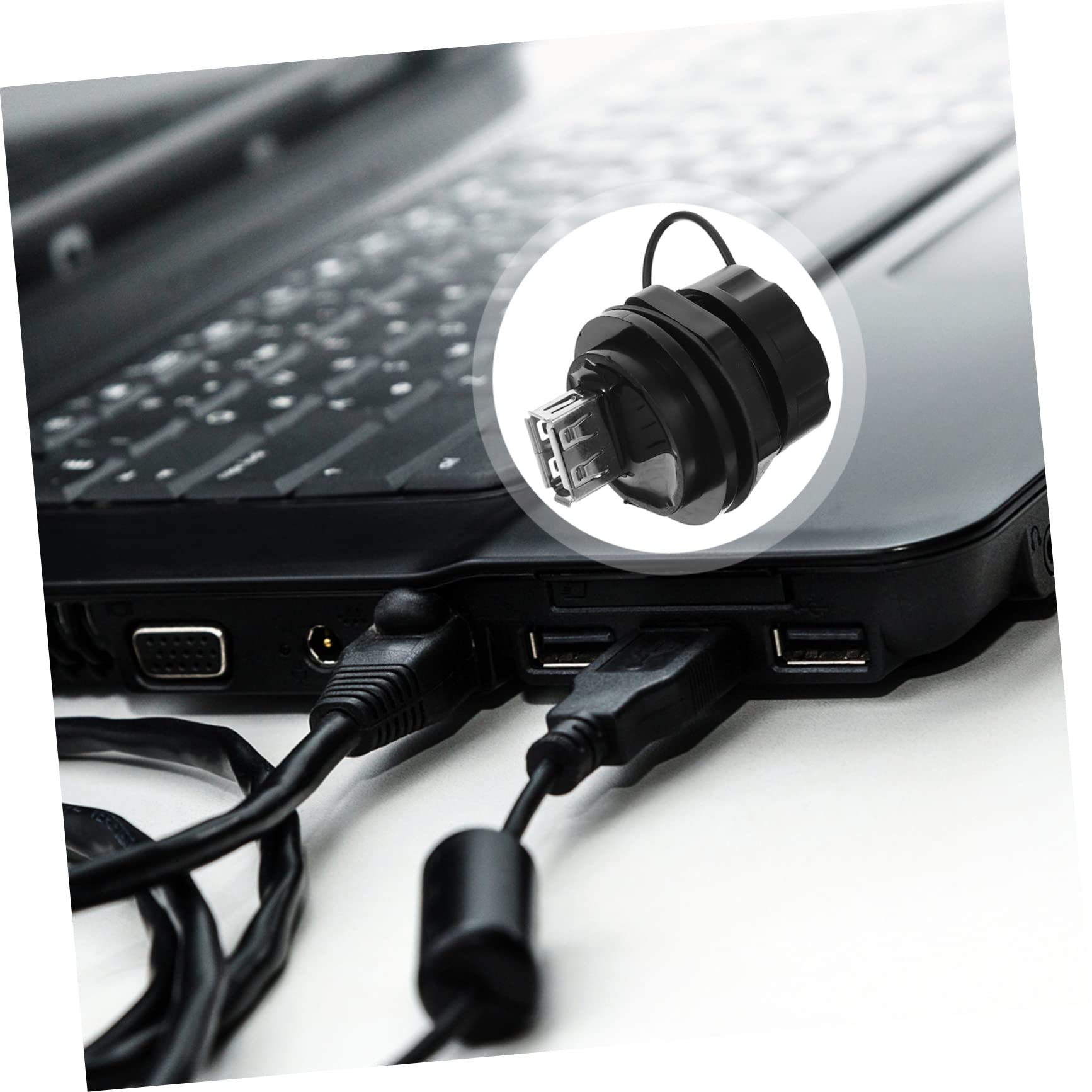 UKCOCO 5stücke USB Pass-Through Adapter Mit Wasserdichtem Design Für Dual-Female- Für Motorräder Und Yachten Schnelle Installation Hohe Übertragungsgeschwindigkeit Bis Mbps