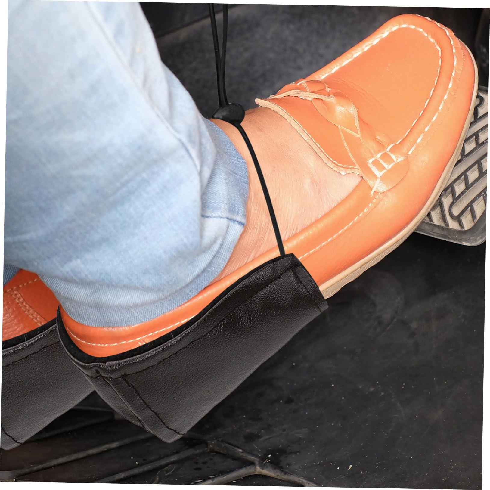 FRCOLOR 8pezzi Copriscarpe Resistentper Talloni Protettori Per Scarpe Da Guida Da Design Ergonomico Per Automobilisti e Uso Quotidiano