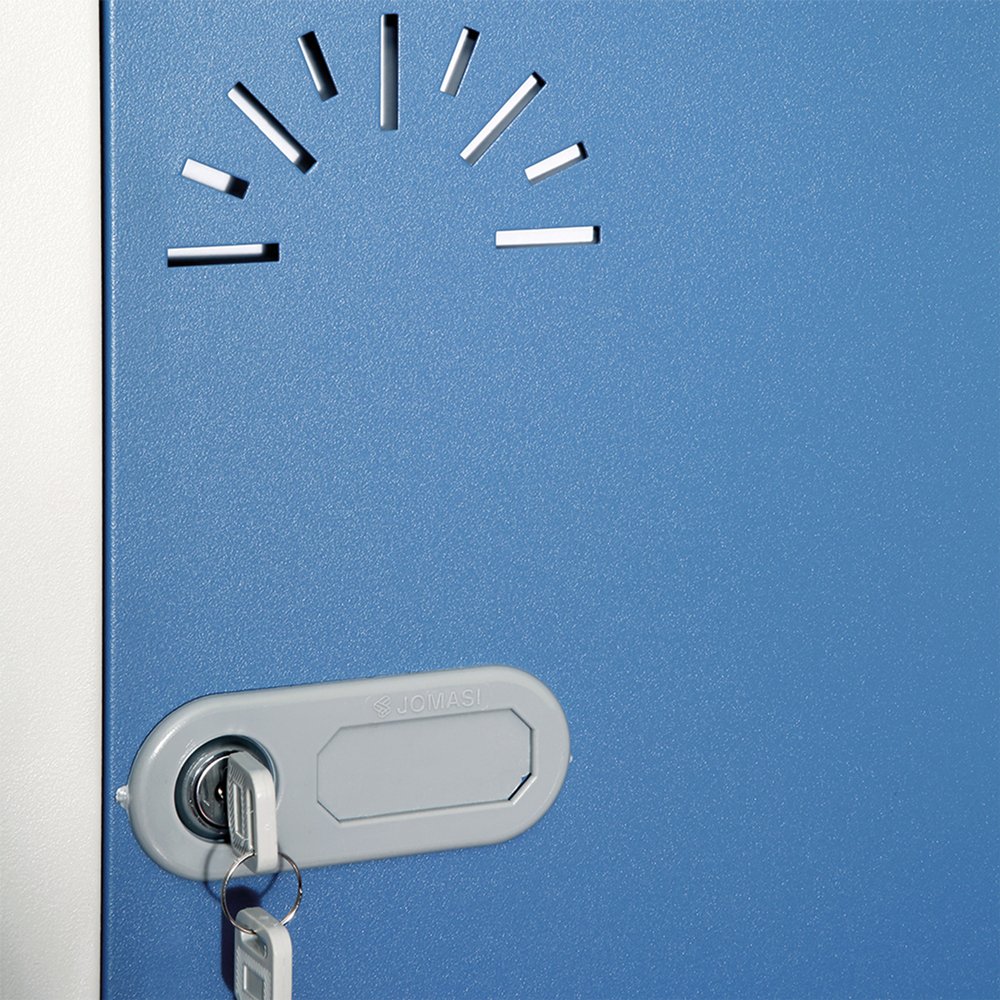 Vestiaire Métallique industrie propre. 2 Portes. 1 Module. 2 Eléments. Dim : H 1800 mm x L 530 mm x P 520 mm. Démonté.