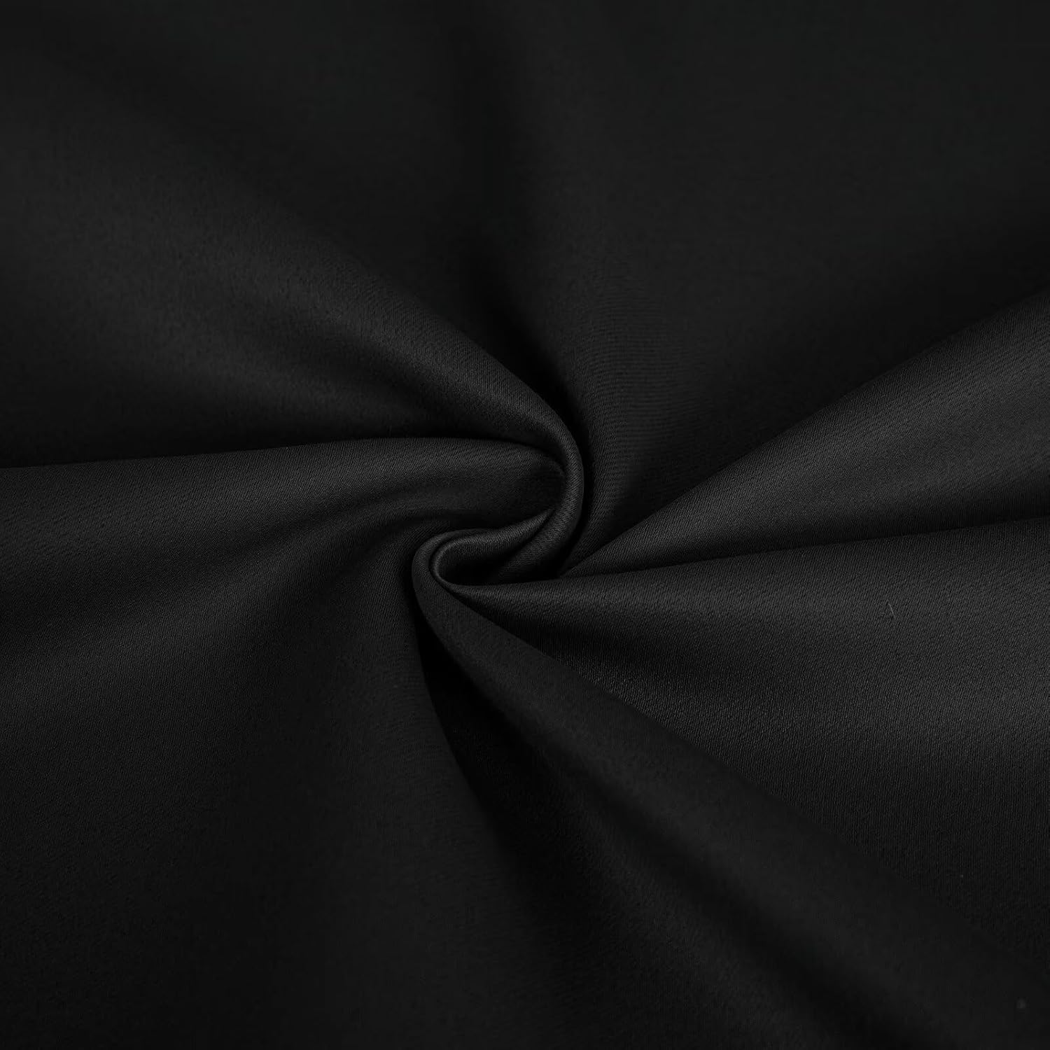 Custom Curtains Blackout for Bedroom 1 Panel, Blackout Curtains for Living Room, Thermal Insulated Grommet Room Darkening Drapes Privacy Home Decor Windows(Custom Size, Black)
