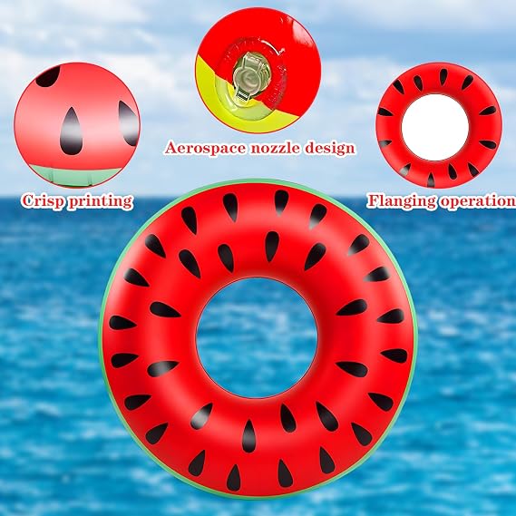 Swimming Rings Durable PVC Swim Rings for Adults Inflatable Pool Floats for Swimming Pool Party Decorations