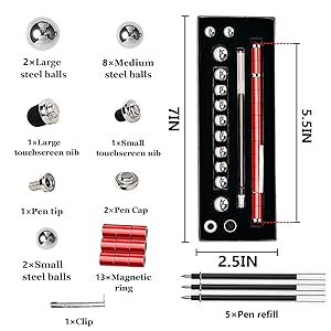 Magnet Pen Gifts For Young Men - Magnetic Toys For Kids Ages 8-12 Small Gifts For Teens 12 13 14 15 16+Year Old Girl Gifts Trendy Stuff Novelty Christmas Stocking Fillers Gadget Easter Adult Gifts