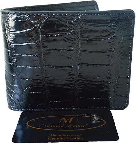 Miniatura 3 de Billetera de cuero plegable para hombre, Negro -