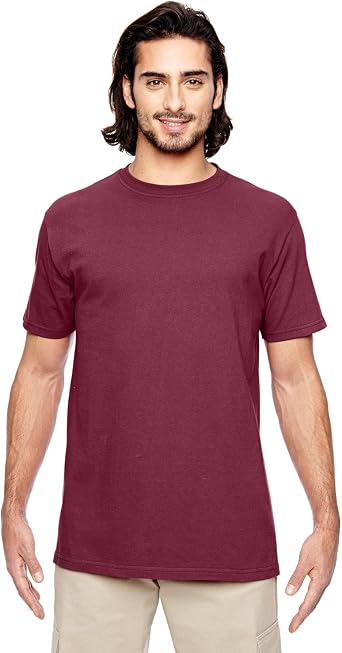 Mens 5.5 oz., 100% Organic Cotton Classic Short-Sleeve T-Shirt M MANZANITA