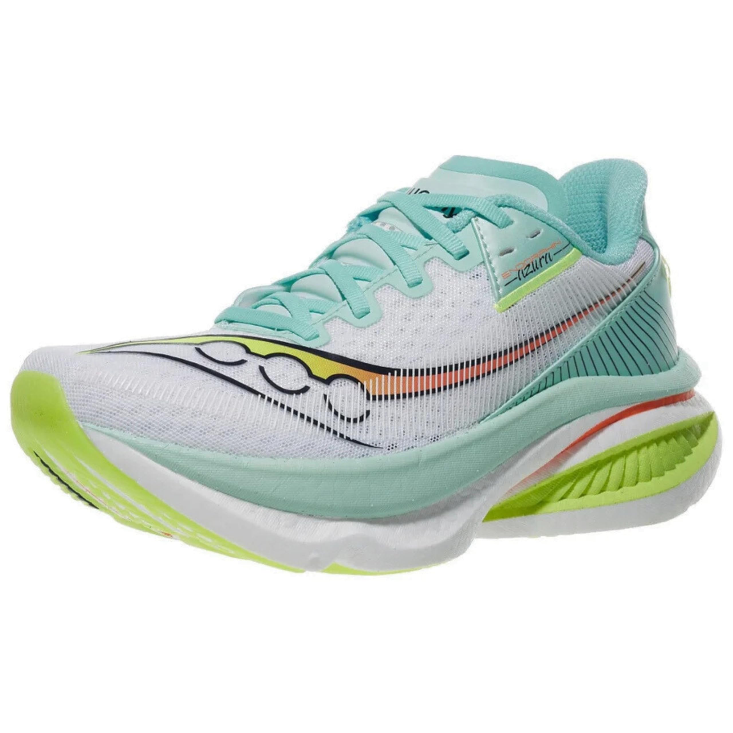 Saucony Endorphin Azura Color Black Aqua, Size 36 EU 100 - Black Aqua 36