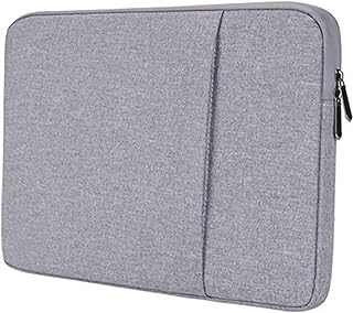 Dafape Laptop Sleeve 15.6 Inch, Suitable for 15-15.6 Inch Lenovo HP Dell MacBook Computer Notebook Durable Shockproof and Lightweight with Zippered Pockets Cover Protective Case (Gray)