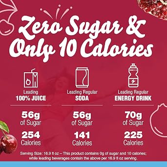 Crystal Light Antioxidant, Natural Pomegranate Cherry Drink Mix, 10 ct
