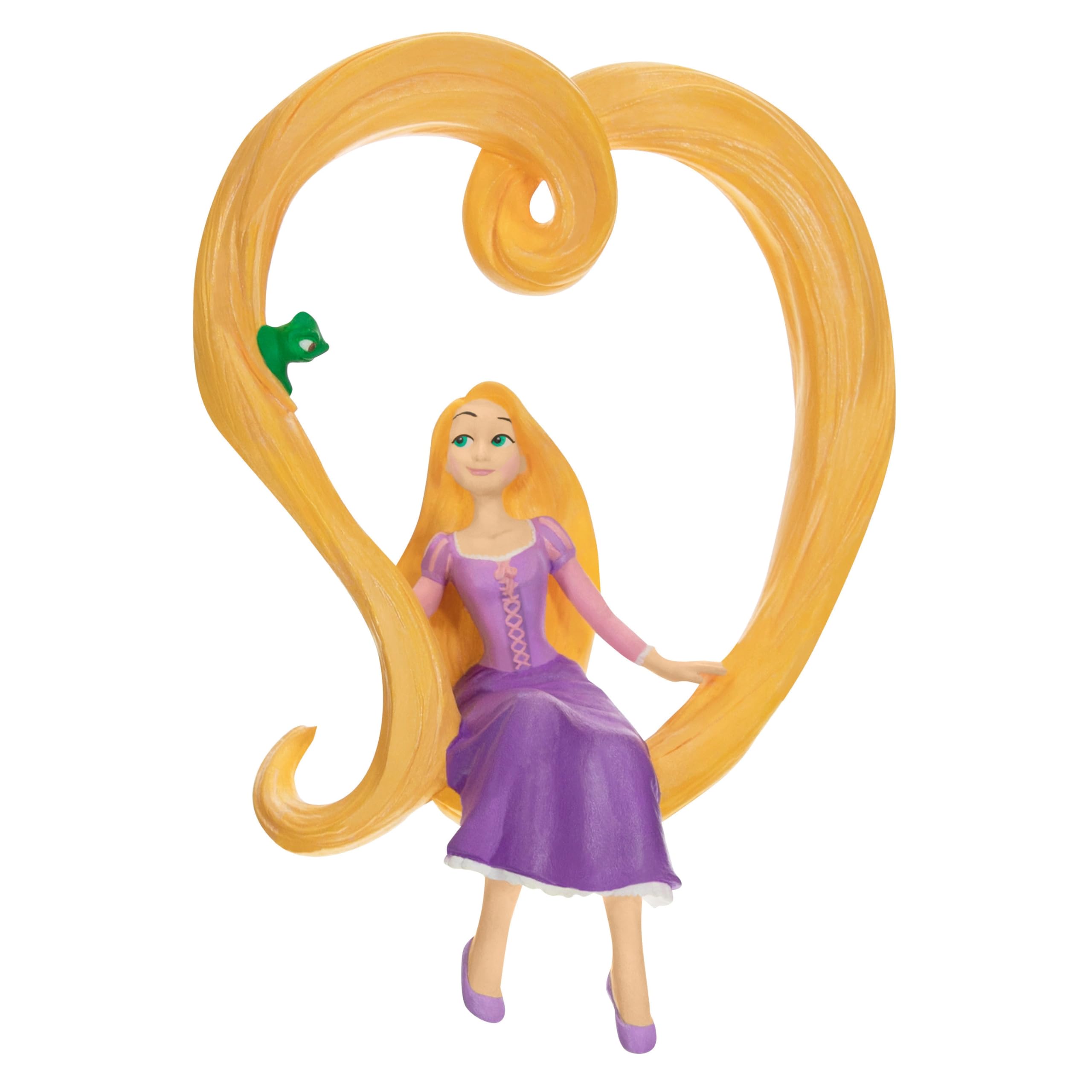 Hallmark Keepsake Disney Hanging Ornament - Tangled Rapunzel & Pascal Heart Design