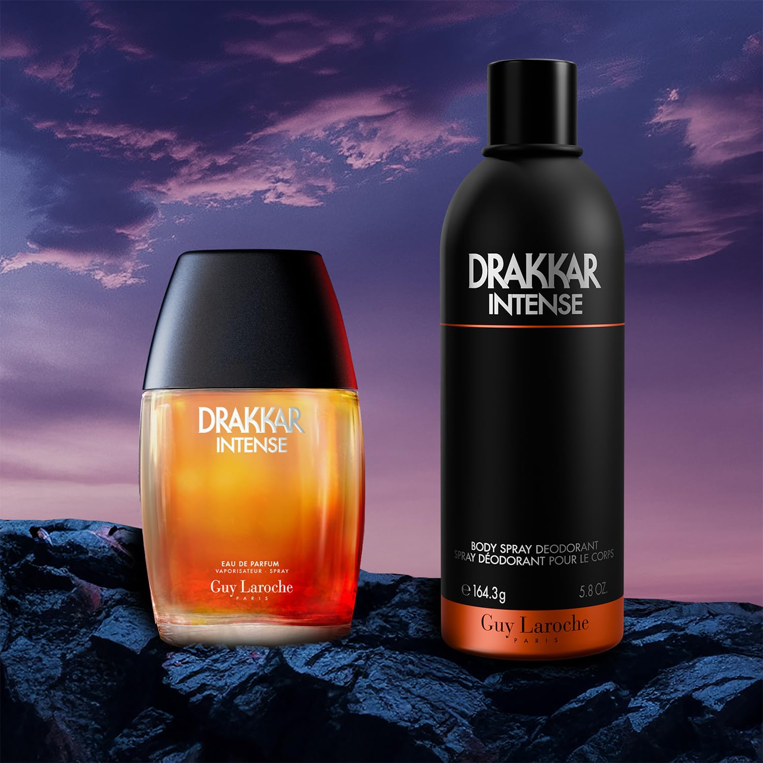 Guy Laroche Drakkar Intense, Seductive & irresistible Body Spray, Ambery fougere fragrance, Long Lasting Mens Cologne, Body Spray for Men 5.8 Fl.Oz - Image 5