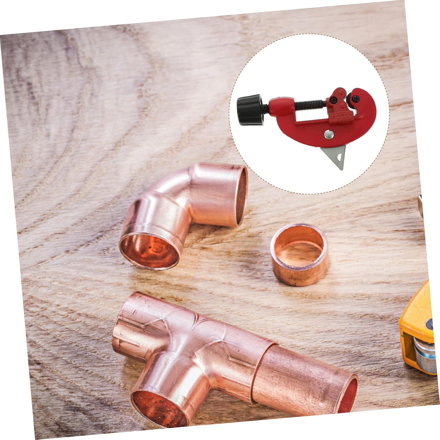 4pcs Set Heavy Duty Tube Cutter for Pvc Tubing Cutting Tool Stainless Steel Tube Cutter 3x Blades