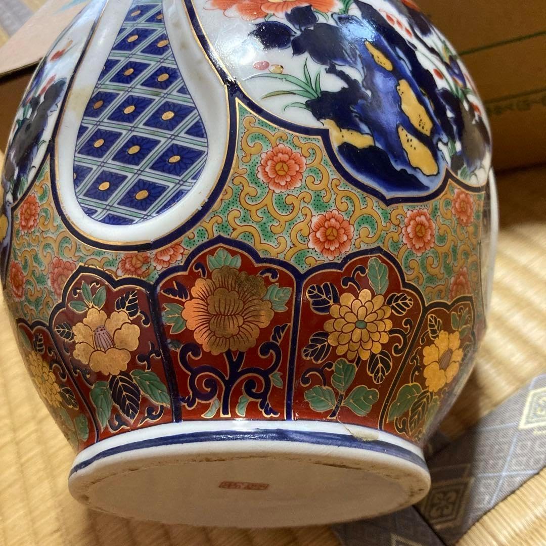 古伊万里四季）花瓶/美品 古伊万里四季）花瓶|有田焼の老舗-香蘭社