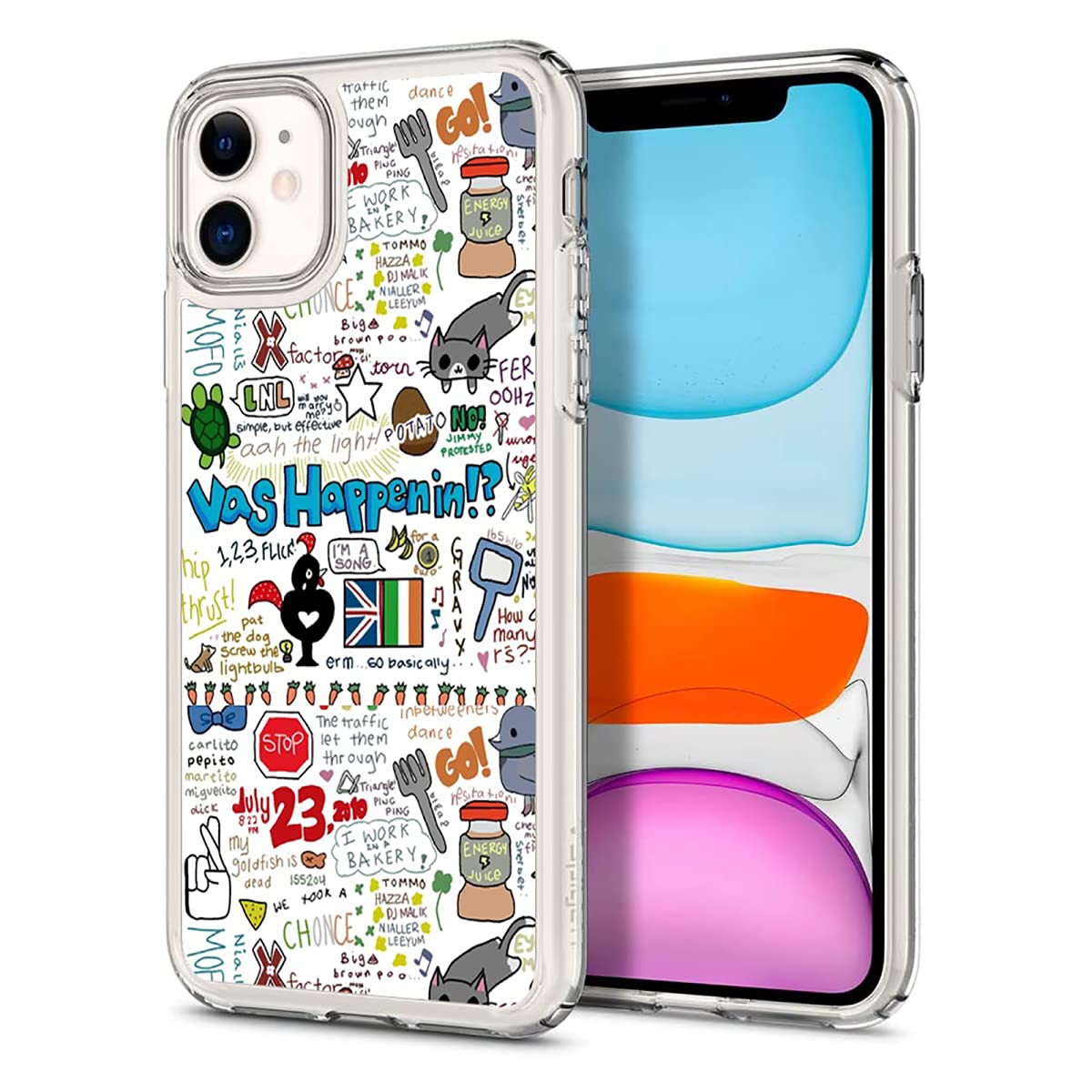 TPU Phone Case Compatible with iPhone 11 Crystal Clear Smartphone Back Case Cover One